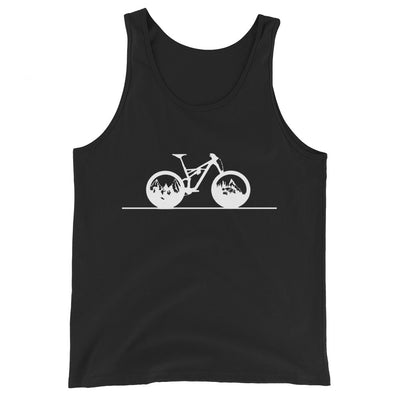 Gerade Linie - Berge - Radfahren - Herren Tanktop fahrrad xxx yyy zzz Black