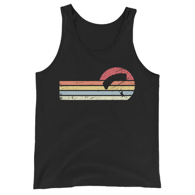 Sonne und Retro Linies - Paragleiten - Herren Tanktop berge xxx yyy zzz Black