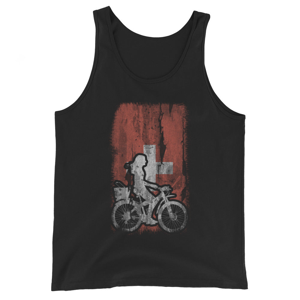 Schweizer Flagge 2 und Radfahren - Herren Tanktop fahrrad xxx yyy zzz Black