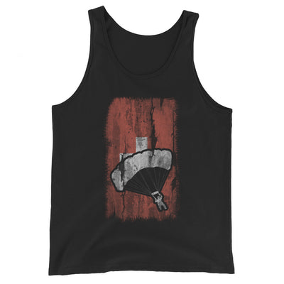 Schweizer Flagge und Paragleiten - Herren Tanktop berge xxx yyy zzz Black