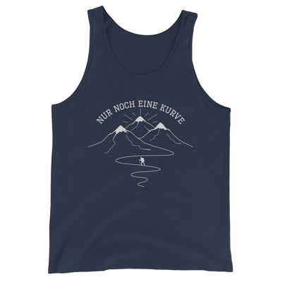 Nur noch eine Kurve - Herren Tanktop berge wandern Navy