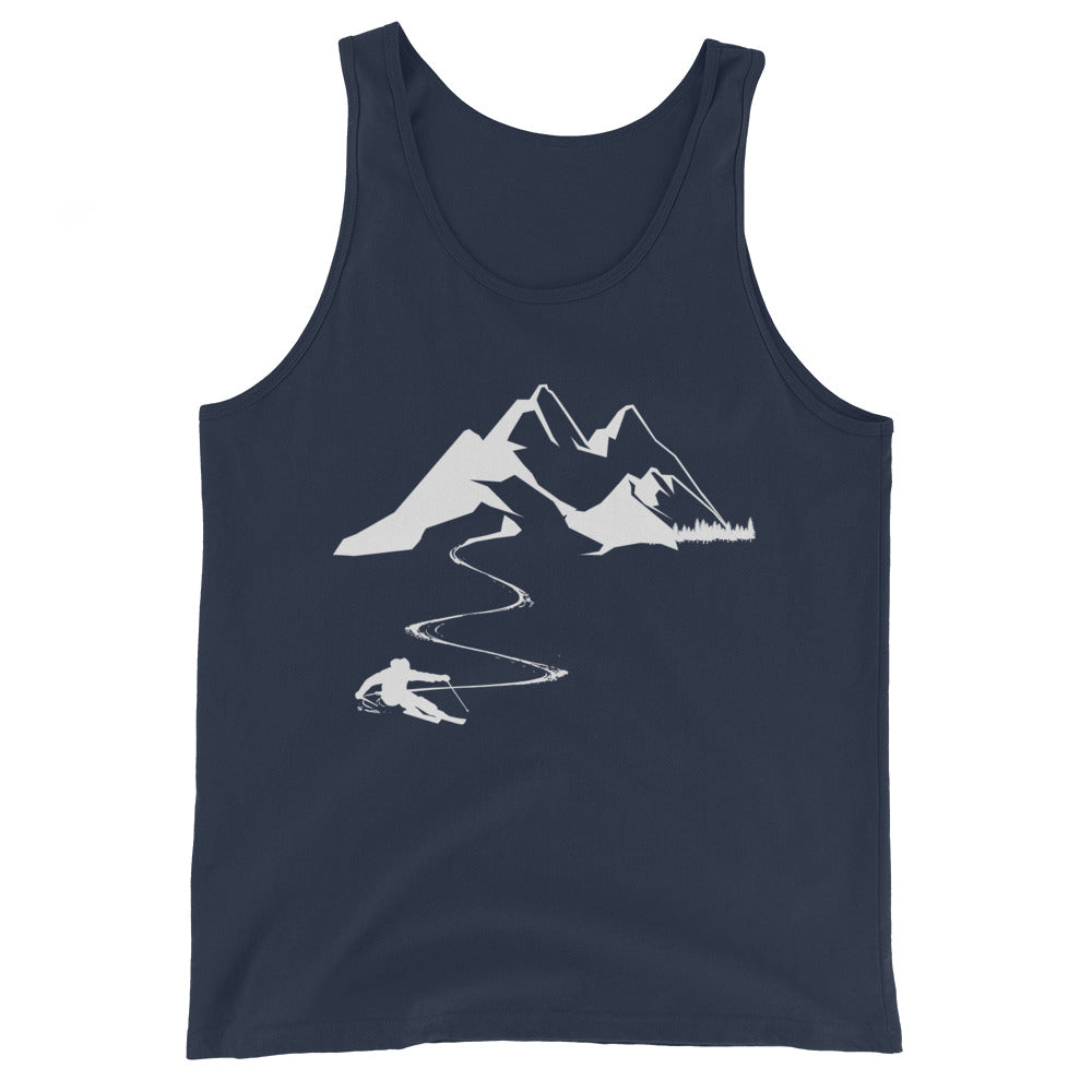 Skisüchtig - Herren Tanktop ski Navy