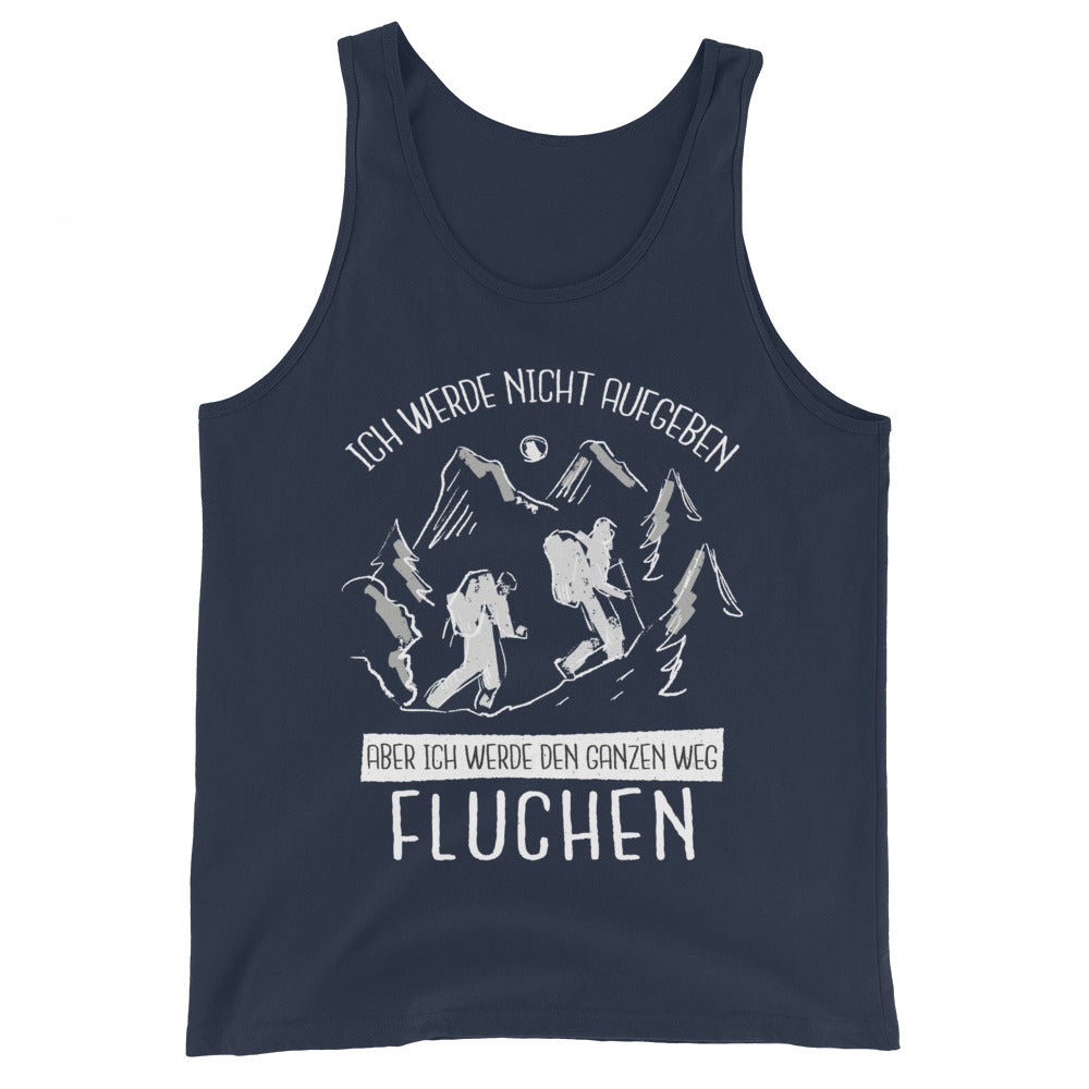 Ich werde nicht aufgeben - Herren Tanktop wandern Navy