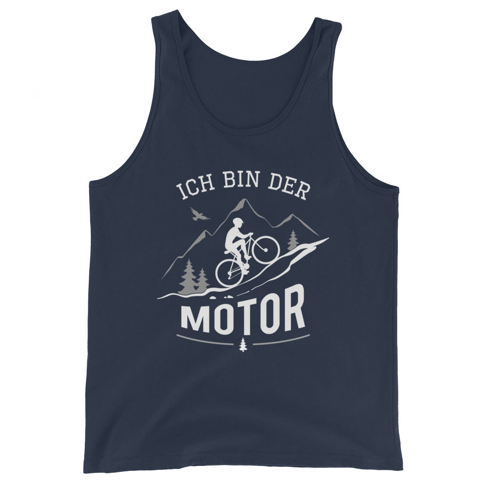 Ich bin der Motor - Herren Tanktop mountainbike Navy