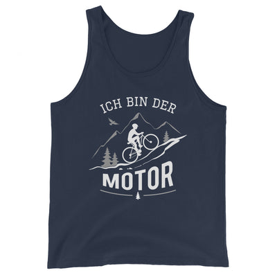 Ich bin der Motor - Herren Tanktop mountainbike Navy