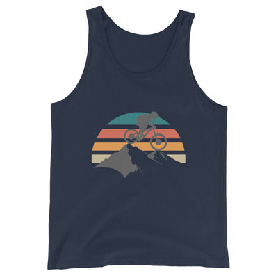 Mountainbike Vintage - Herren Tanktop mountainbike Navy