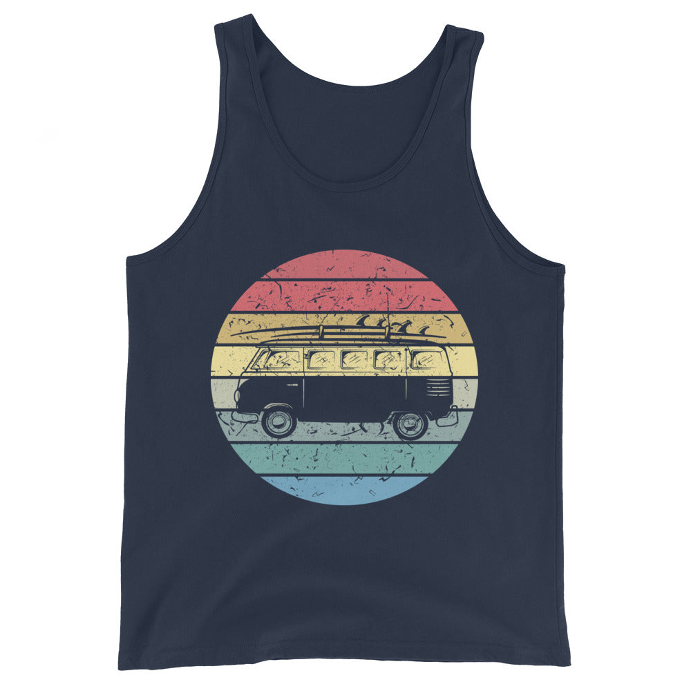 Camping Vintage - Herren Tanktop camping Navy