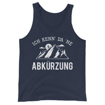 Ich kenn da ne Abkürzung - Herren Tanktop mountainbike Navy