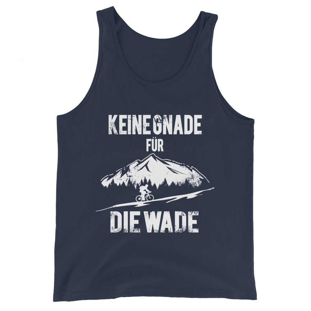 Keine Gnade - für die Wade - Herren Tanktop fahrrad mountainbike Navy