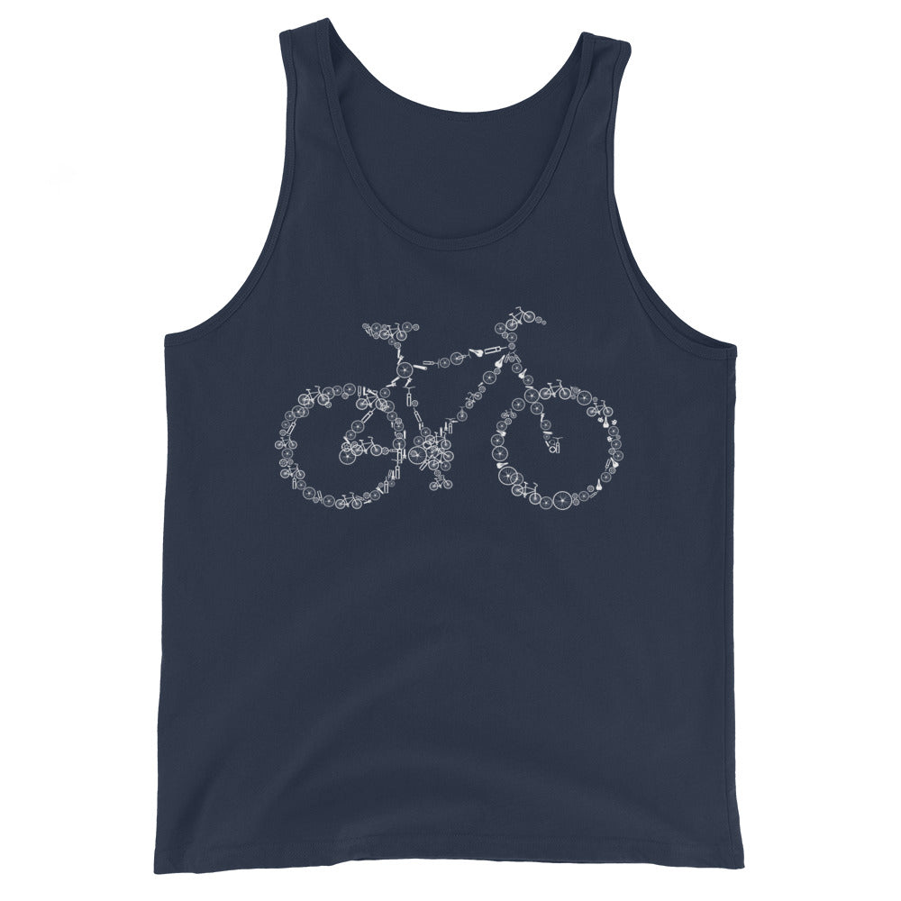 Fahrrad Kollektiv - Herren Tanktop fahrrad mountainbike Navy