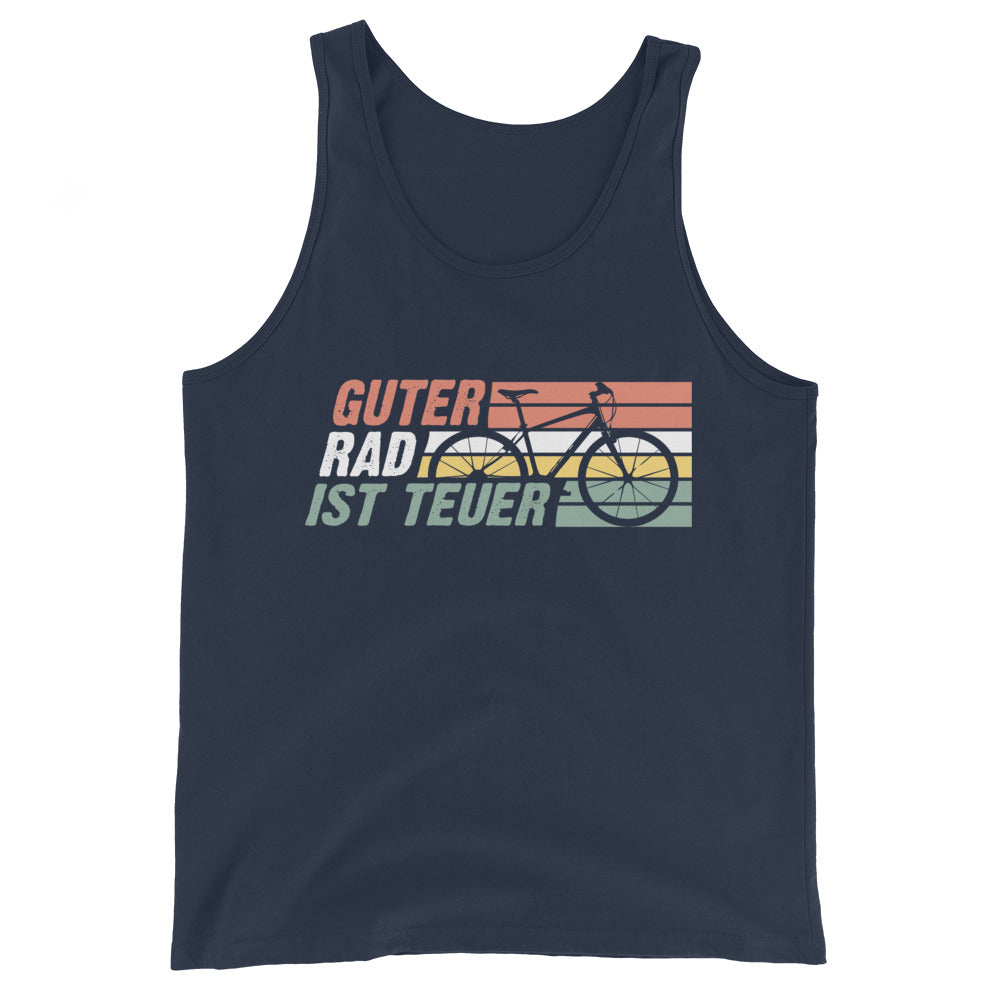 Guter Rad ist teuer - Herren Tanktop fahrrad mountainbike Navy