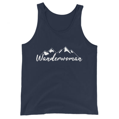 Wanderwoman. - Herren Tanktop wandern Navy