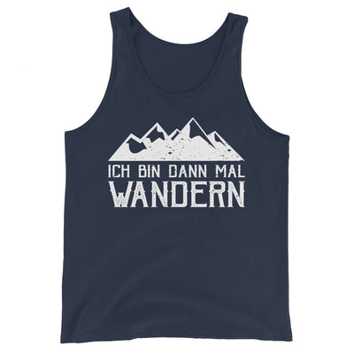 Ich bin dann mal wandern - Herren Tanktop wandern Navy