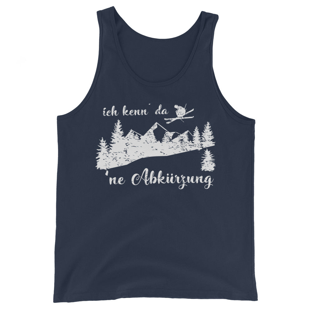 Ich kenn' da 'ne Abkürzung - Herren Tanktop klettern ski xxx yyy zzz Navy