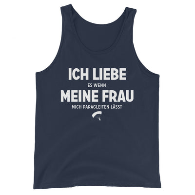 Ich Liebe Es Wenn Meine Frau Mich Paragleiten Lasst - Herren Tanktop berge xxx yyy zzz Navy