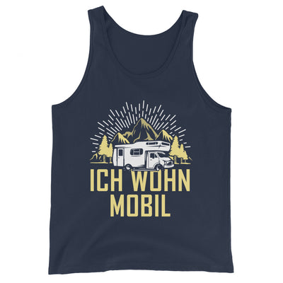 Ich wohn mobil - Herren Tanktop camping xxx yyy zzz Navy