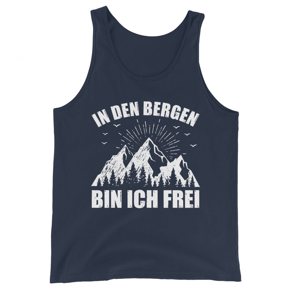 In Den Bergen Bin Ich Frei - Herren Tanktop berge xxx yyy zzz Navy