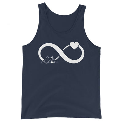 Infinity Heart and Camping 1 - Herren Tanktop camping xxx yyy zzz Navy