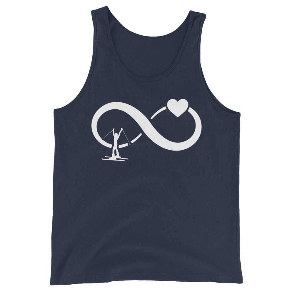 Infinity Heart and Skiing 1 - Herren Tanktop klettern ski xxx yyy zzz Navy