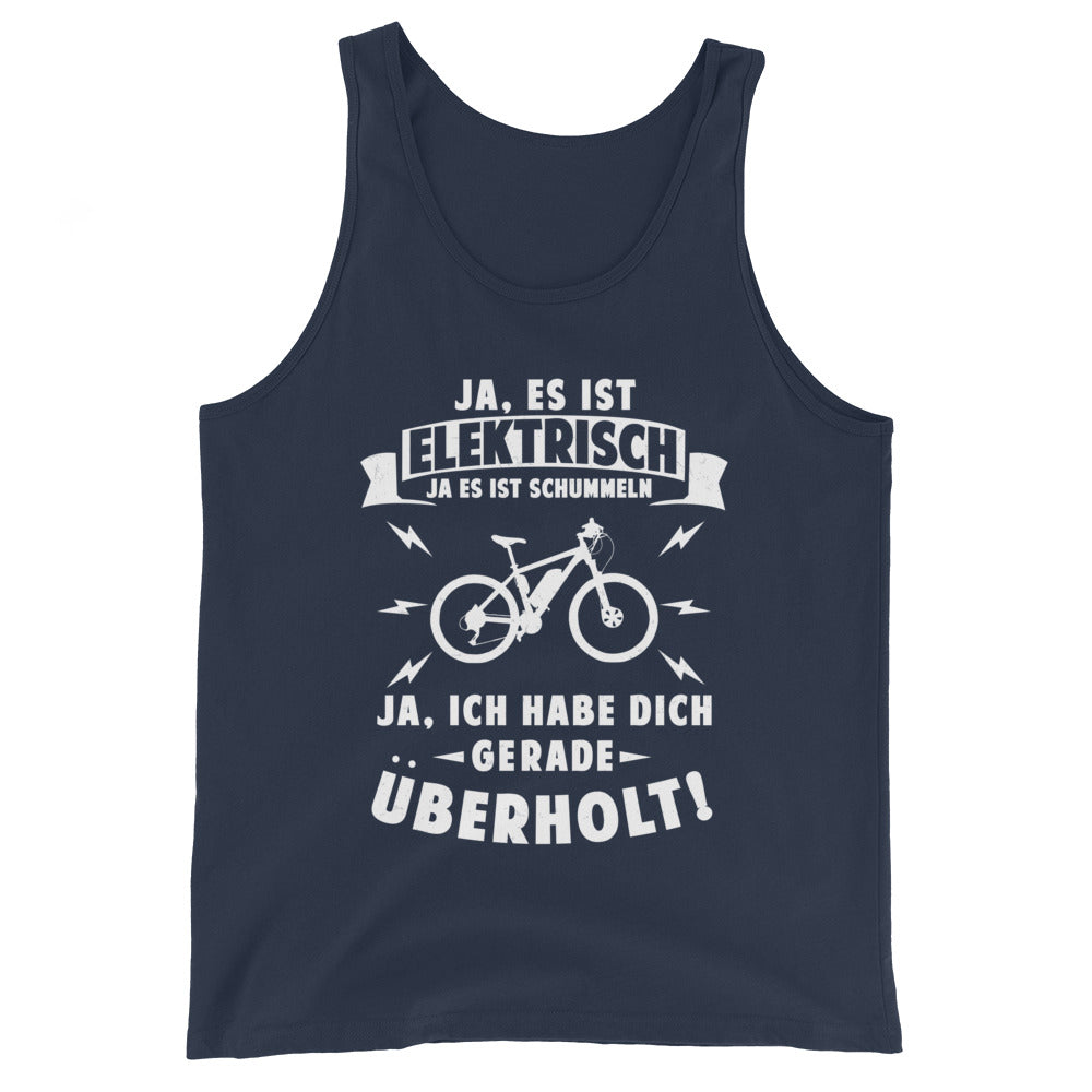 Ist elektrisch - Habe dich überholt - Herren Tanktop e-bike xxx yyy zzz Navy