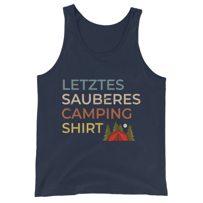 Letztes sauberes Camping Shirt - Herren Tanktop camping xxx yyy zzz Navy