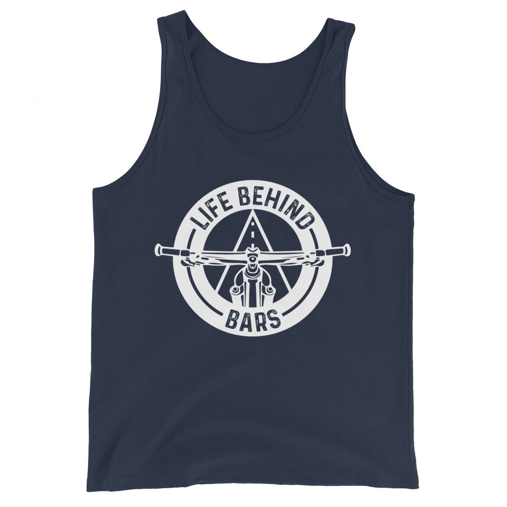 Life behind bars - Herren Tanktop fahrrad xxx yyy zzz Navy