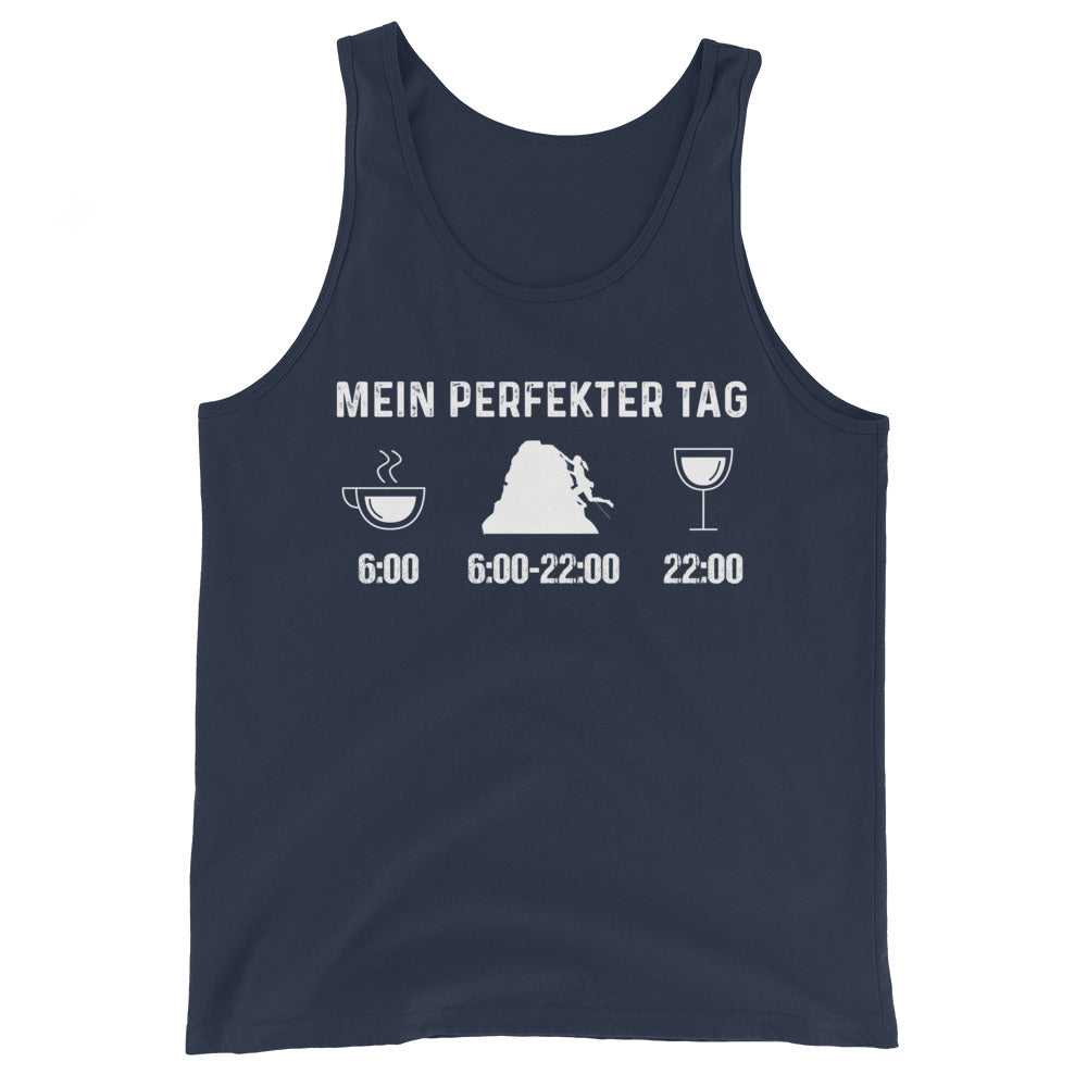 Mein Perfekter Tag 1 - Herren Tanktop klettern xxx yyy zzz Navy