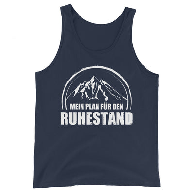 Mein Plan Fur Den Ruhestand - Herren Tanktop berge xxx yyy zzz Navy