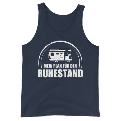 Mein Plan Fur Den Ruhestand - Herren Tanktop camping xxx yyy zzz Navy