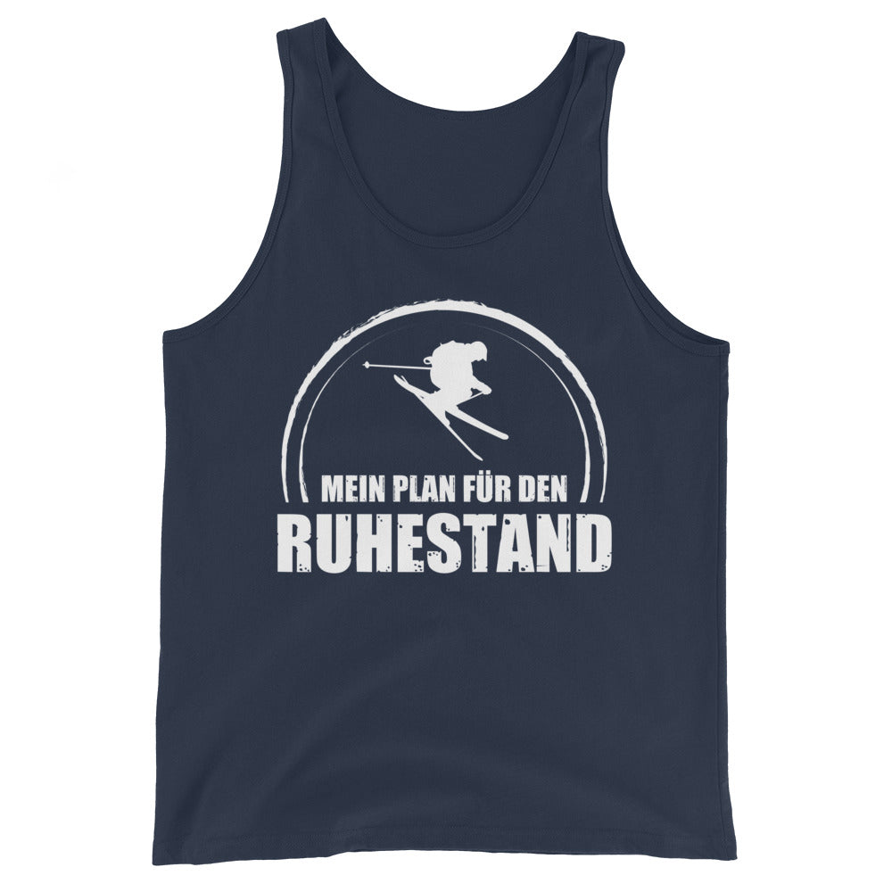 Mein Plan Fur Den Ruhestand - Herren Tanktop klettern ski xxx yyy zzz Navy