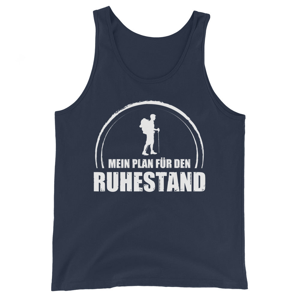 Mein Plan Fur Den Ruhestand - Herren Tanktop wandern xxx yyy zzz Navy