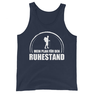 Mein Plan Fur Den Ruhestand - Herren Tanktop wandern xxx yyy zzz Navy