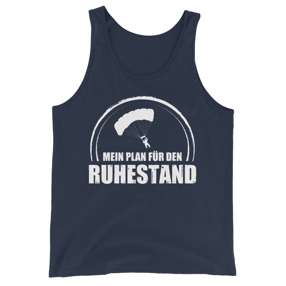 Mein Plan Fur Den Ruhestand 1 - Herren Tanktop berge xxx yyy zzz Navy