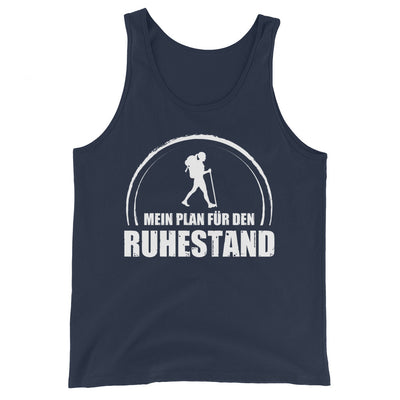 Mein Plan Fur Den Ruhestand 1 - Herren Tanktop wandern xxx yyy zzz Navy