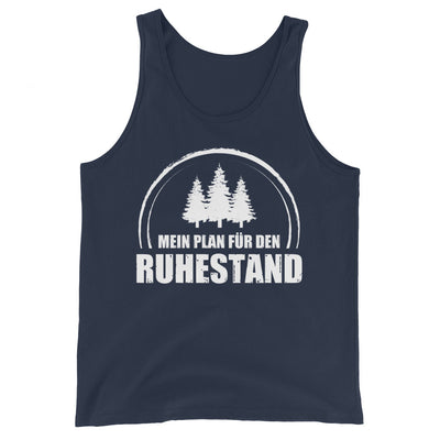 Mein Plan Fur Den Ruhestand 3 - Herren Tanktop camping xxx yyy zzz Navy