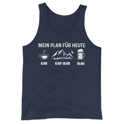 Mein Plan Für Heute - Herren Tanktop berge xxx yyy zzz Navy