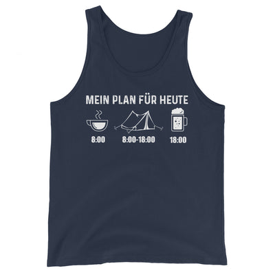 Mein Plan Für Heute 1 - Herren Tanktop camping xxx yyy zzz Navy