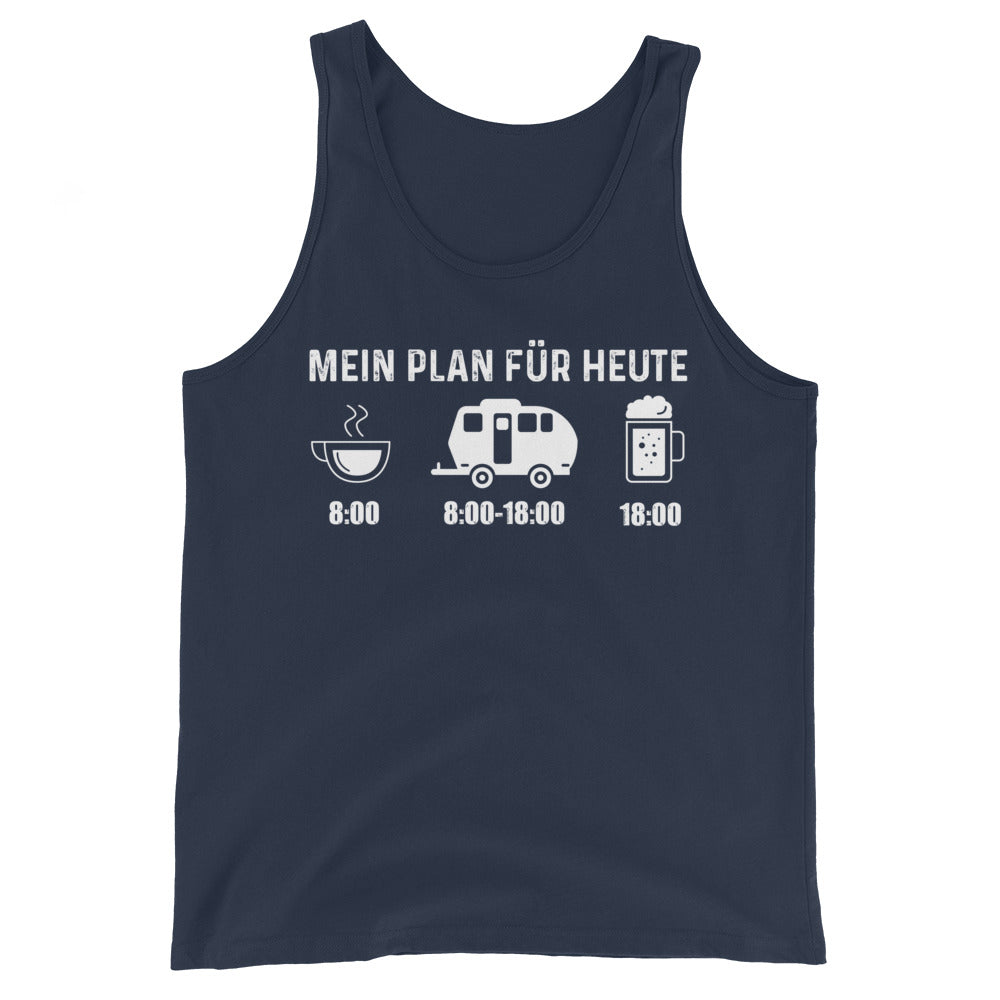 Mein Plan Für Heute 2 - Herren Tanktop camping xxx yyy zzz Navy