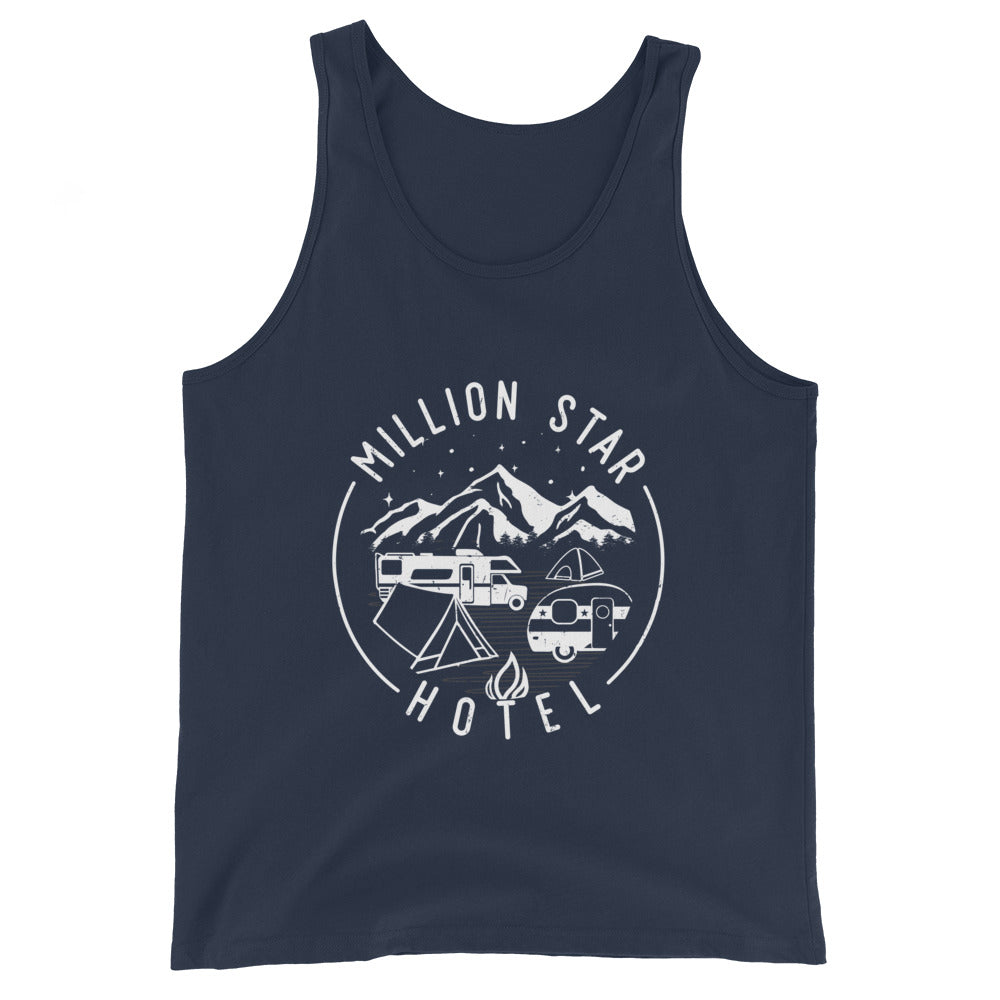 Million Star Hotel - Herren Tanktop camping xxx yyy zzz Navy