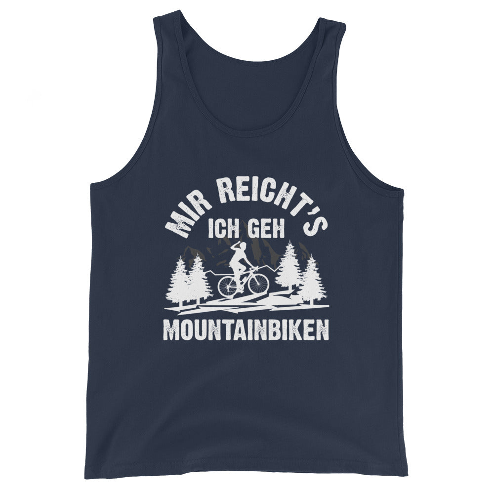 Mir reicht's ich geh mountainbiken - (M) - Herren Tanktop xxx yyy zzz Navy