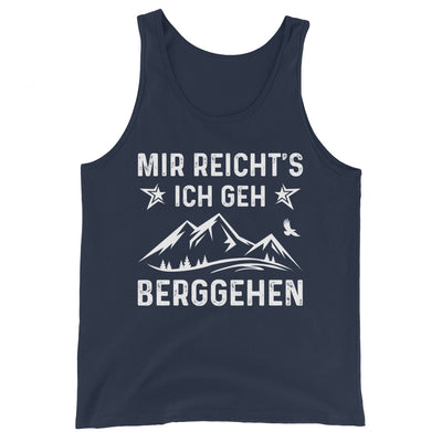 Mir Reicht's Ich Gen Berggehen - Herren Tanktop berge xxx yyy zzz Navy