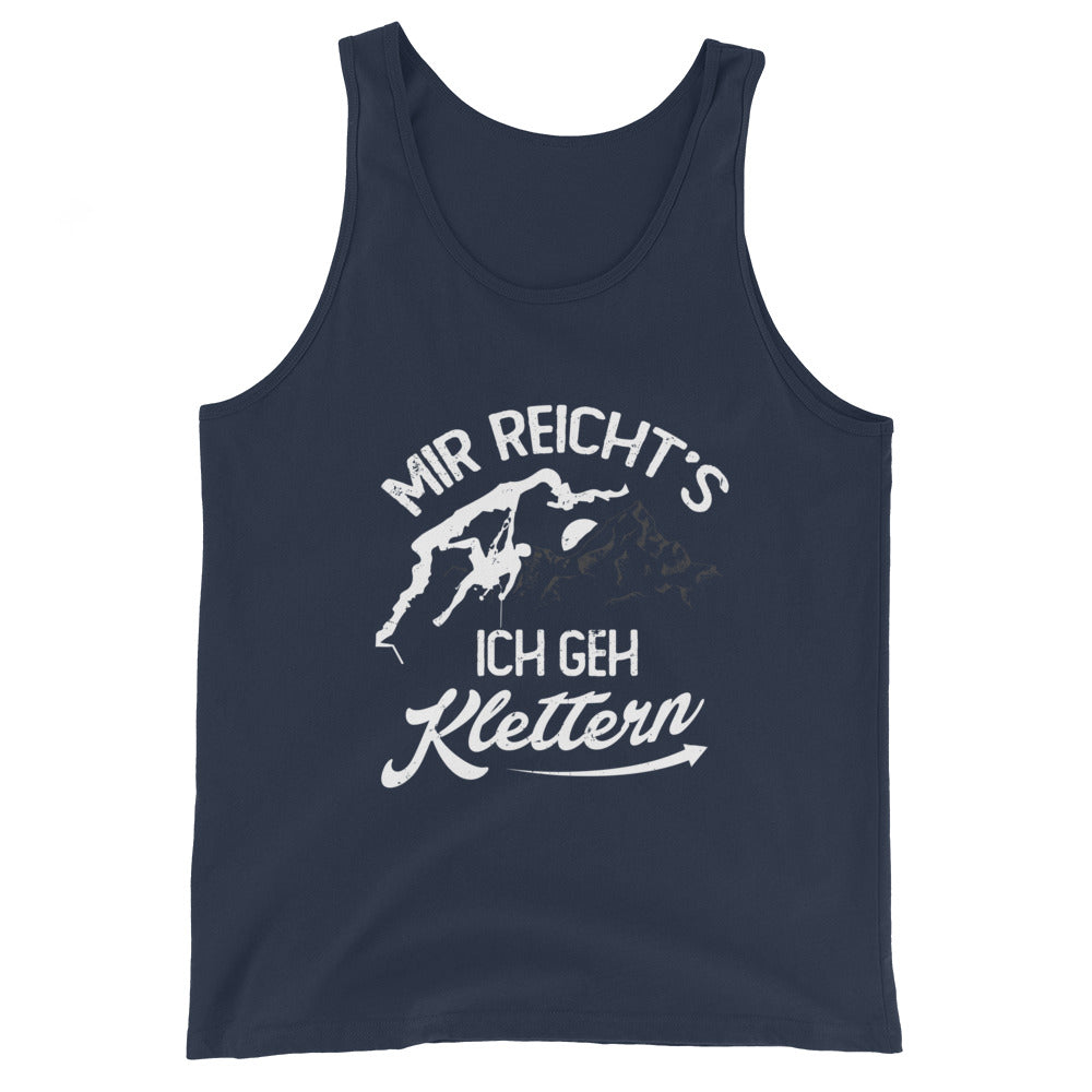 Mir reichts, ich geh Klettern - Herren Tanktop klettern xxx yyy zzz Navy