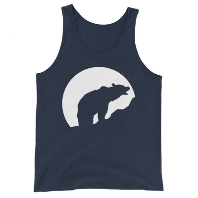 Moon - Bear - Herren Tanktop camping xxx yyy zzz Navy