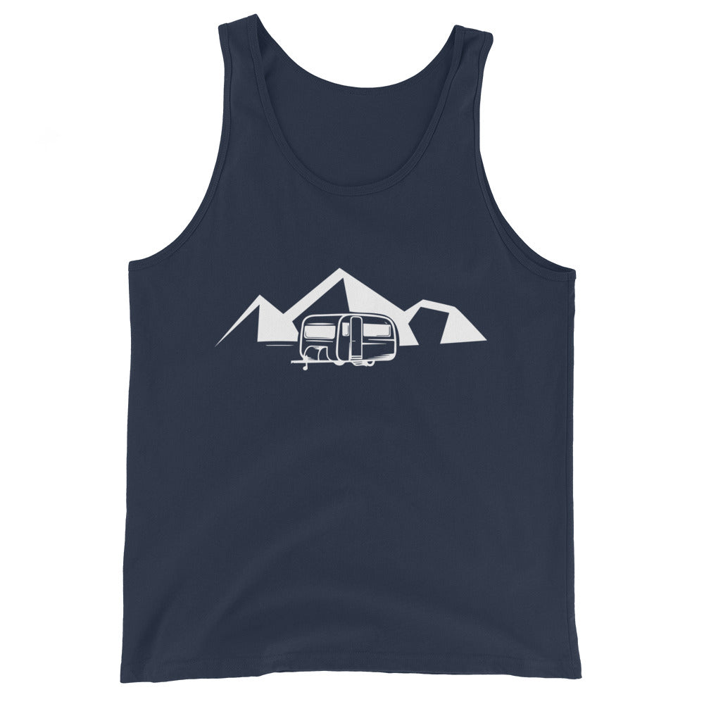 Berge - Camping Caravan - Herren Tanktop camping xxx yyy zzz Navy