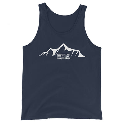 Berge - Camping Van - Herren Tanktop camping xxx yyy zzz Navy