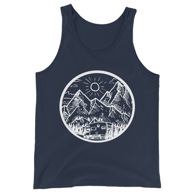 Berge - Camping Van - (12) - Herren Tanktop camping xxx yyy zzz Navy