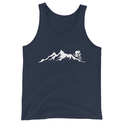 Berge - Mountainbike - (M) - Herren Tanktop xxx yyy zzz Navy