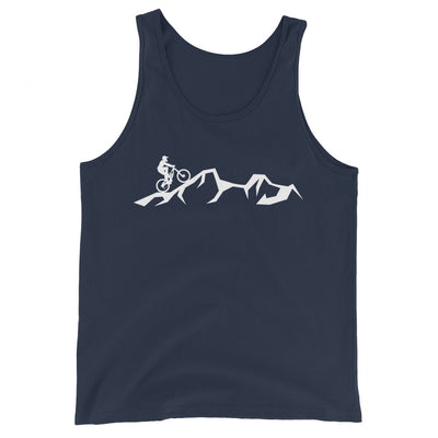 Berge - Mountainbike - (M) - Herren Tanktop xxx yyy zzz Navy