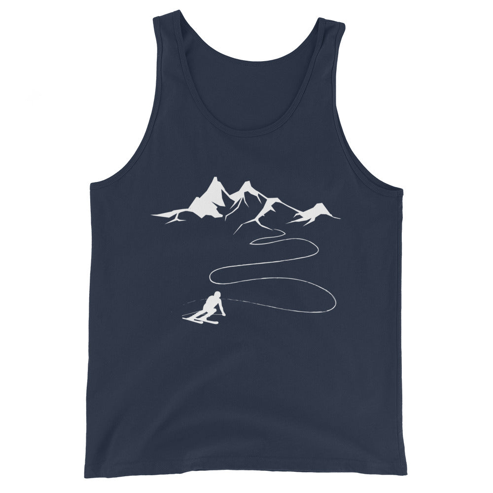 Berge - Skifahren - Herren Tanktop klettern ski xxx yyy zzz Navy