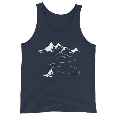 Berge - Skifahren - Herren Tanktop klettern ski xxx yyy zzz Navy